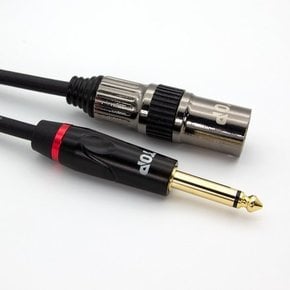 국산 제작 5.5 모노 TO XLR 수 케이블 3M HT-TP307