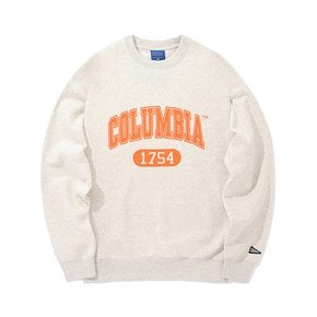 1754 ARCH LOGO FLEECE SWEATSHIRTS 오트밀