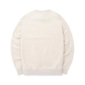 1754 ARCH LOGO FLEECE SWEATSHIRTS 오트밀