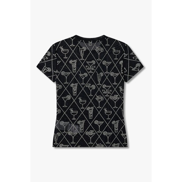 칵테일 크리스탈 섹시 퓨어 핏 티셔츠 8625301602000