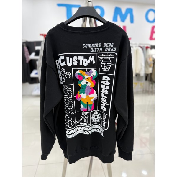 [여주점] 남여공용,커스텀베어 ,부클자수맨투맨, JGZZ22905