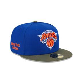 [해외] 1009196 뉴에라 모자 NBA 뉴욕 닉스 Olive Visor 59FIFTY Fitted Hat