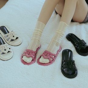 ljh061-7 heart strap mule _ 3colors