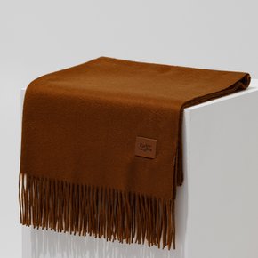 ENORMOUS 숄 CASHMERE 100% MUFFLER BROWN