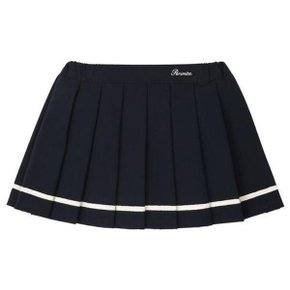 P2635S680 아동 초등 여아 배색 플리츠 스커트
