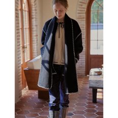 PM Big scarf cashmere coat