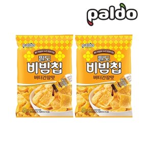 비빔칩 스낵 버터간장 80g x 2개