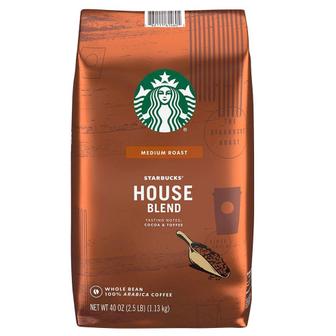  [해외직구] 스타벅스 하우스 블렌드 홀빈 스벅커피 1.13kg Starbucks House Blend Whole Bean Coffee (40 oz.)