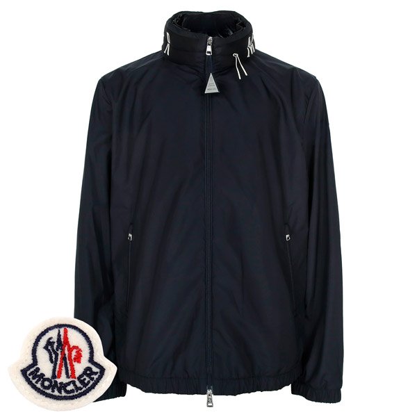 [부산점] 몽클레어 네이비 베이드 윈드브레이커 후드 집업 자켓 BEID 1A00154 54A81 778