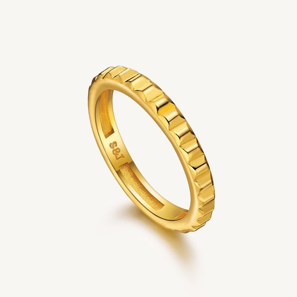 [수앤진골드] 루에다 레이어드 반지 24K 순금 3.75g