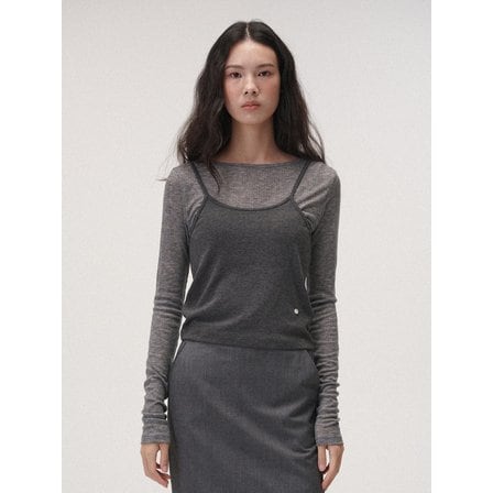 플라드주르 Angora sleeveless (Grey)