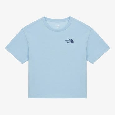 노스페이스 [노스페이스키즈 공식] NT7UR12U 키즈 리틀 글램프 반팔 라운드 티_LIGHT BLUE