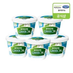 [풀무원 다논] 그릭 빅팟 플레인 (400g)X5개[34032726]