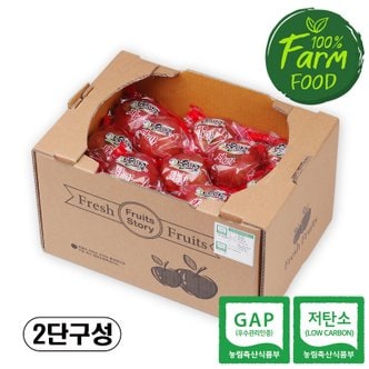 이슬마루 [2024년햇사과]GAP 저탄소 세척사과 5kg(26~32과)2단구성