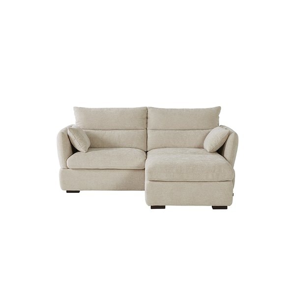 린츠 3인소파 카우치형_아이보리