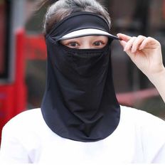 제이큐 운동 할때 농사 밭일 모자 부착 마스크 여름 필수템 X ( 2매입 )
