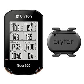 미국 브라이튼 속도계 Bryton Rider 320E Cadence Sensor Bundle GPS Cycle Computer Includes S