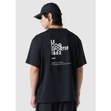 르꼬끄 유니 소프트터치 루즈핏 반팔티셔츠 (남여공용) (QQ113LRS29_BLK)