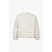 여성 크롭트 린넨 다운 패딩 자켓 4624101512000