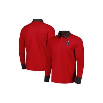 아디다스 4001388 Adidas Mens adidas 2023 Player Red Toronto FC Travel Long Sleeve Polo