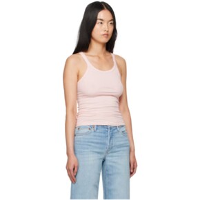 핑크 Hanes 골지 탱크탑 R24 02WRIBTNK TP839369850