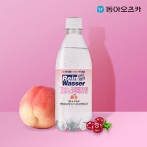 라인바싸 탄산수 피치&크렌베리 500ml 40입