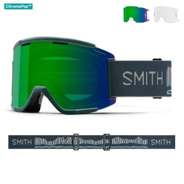 SMITH Squad XL MTB 스미스 스쿼드 XL 엠티비 고글 AC Rocky Mountain Enduro 시그니처 로키 마운틴 엔듀로 팀 / 크로마팝 에브리데이 그린미러 + 클리어 (렌즈 2장)