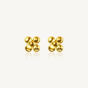 리듬 매화 귀걸이 24K 순금 0.375g