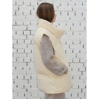 코텔로 Oversized Down Vest  Ivory (WE3X38T840)