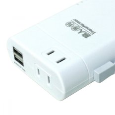 나카바야시 트랜스포머 (다운 트랜스포머) (110-130V/220-240V, 60/30W, 2USB 2.4A) MBT-WDM2/WH