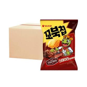  오리온 꼬북칩 스테이크와사비 80g x 10개