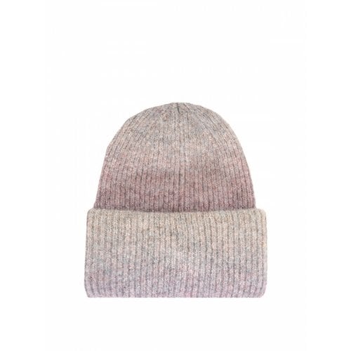 여성 Beanies 그라디언트 리브 울 블렌드 비니 WQ123Y00594DXXX599 핑크 /8