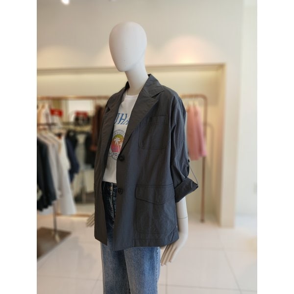 [여주점] 씨씨콜렉트 소매롤업루즈핏자켓E262msf136