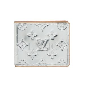 LOUIS VUITTON [중고명품] 루이비통 모노그램 미러 슬렌더 실버 반지갑 M80806*