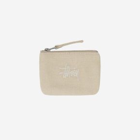 캔버스 코인 파우치 내츄럴 Stussy Canvas Coin Pouch Natural