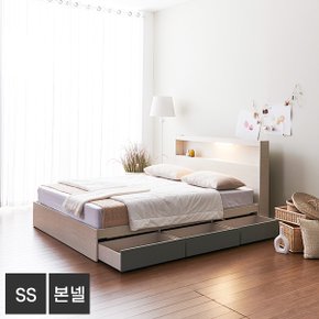 위니 A타입 LED 3서랍 슈퍼싱글 침대+본넬매트 FO2059