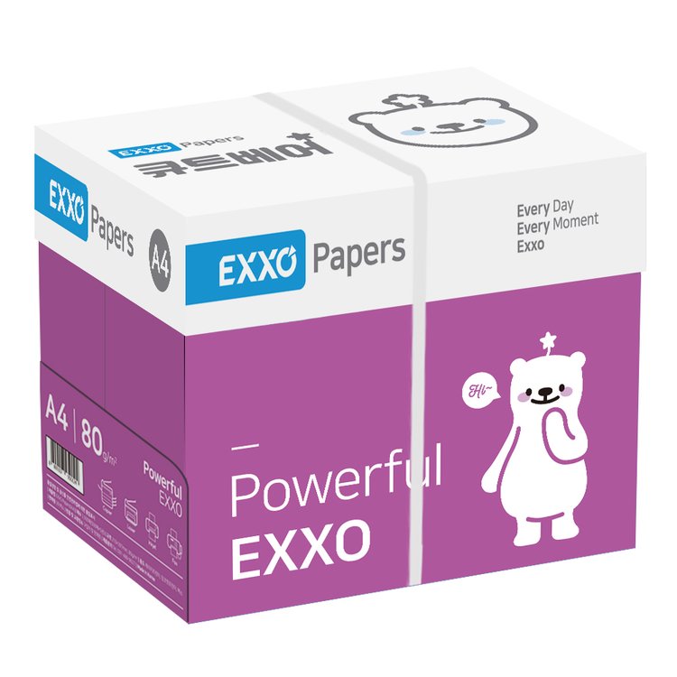 무배]엑소 큐트베어 A4 복사용지(A4용지) 80g 2500매 1BOX