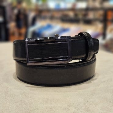 카운테스마라 CBEX3A5105K0 고급스러운 메탈  정장 캐주얼겸용 블랙  자동벨트