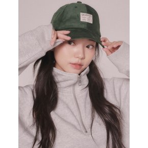 래빗 라벨 코듀로이 볼캡 (2color)