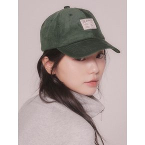 래빗 라벨 코듀로이 볼캡 (2color)
