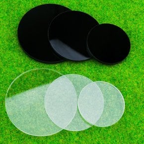 아크릴 받침대 원형 두께 2mm 모형 피규어 프라모델