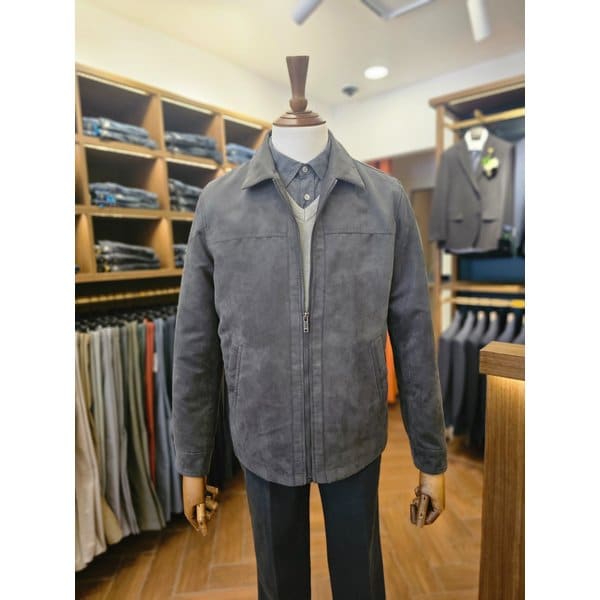 [여주점] 코오롱 브렌우드 남성 페리자켓 인조스웨이드 트러커 점퍼 BRUAS26151GYX