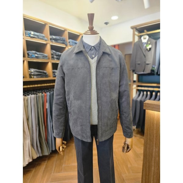 [여주점] 코오롱 브렌우드 남성 페리자켓 인조스웨이드 트러커 점퍼 BRUAS26151GYX