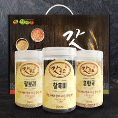 [갓푸드] 국내산 명품 잡곡 3종 선물세트 (500g/3종)