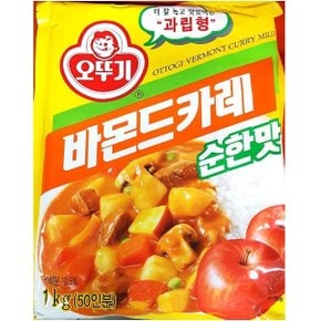 순한맛 바몬드카레(오뚜기 1K) 카레 순한맛카레 과립 (WC97238)