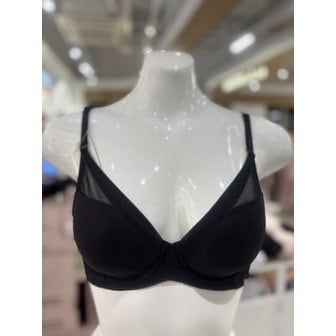 비너스 [여주점] 와코루 컵상변이뜨지않는 심플 몰드 브라[WBR1929A_D]BK