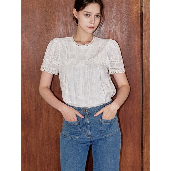Lautre Kate Lace Puff Blouse