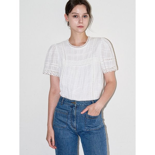 Lautre Kate Lace Puff Blouse