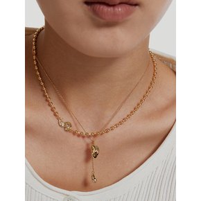 BALL CHAIN MATIERE NECKLACE_GOLD