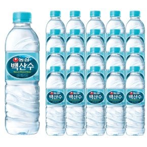 백산수 생수 500ml 20개